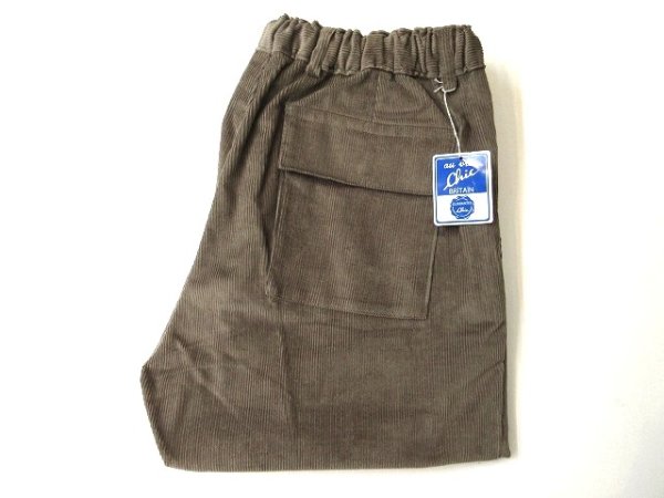 画像1: Au Vrai Chic Britain   CORDUROY WORK PANTS    　オリーブ (1)