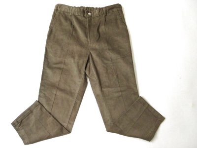 画像1: Au Vrai Chic Britain   CORDUROY WORK PANTS    　オリーブ