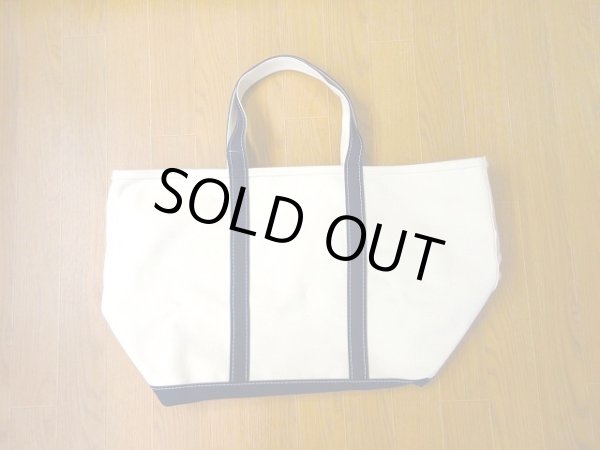 画像1: L.L.Bean   BOAT AND TOTE  OPEN-TOP    Large　　 Blue (1)
