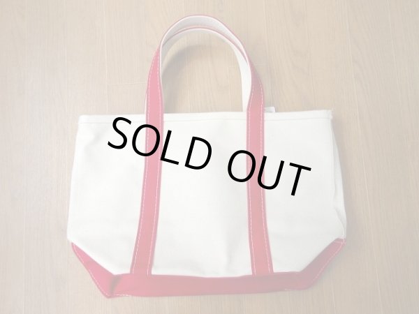 画像1: L.L.Bean   BOAT AND TOTE  OPEN-TOP    Medium 　　 Red (1)
