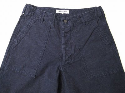 画像2: FOB FACTORY    F0536 C/H FATIGUE PANTS     　　  NAVY