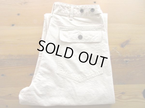 画像1: FOB FACTORY    F0536 C/H FATIGUE PANTS     　　  ECRU (1)