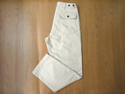 画像1: FOB FACTORY    F0536 C/H FATIGUE PANTS     　　  ECRU