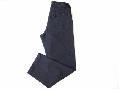 画像1: FOB FACTORY    F0536 C/H FATIGUE PANTS     　　  NAVY
