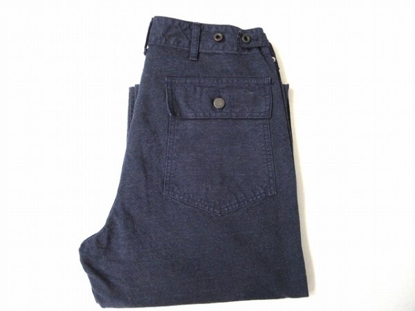 画像1: FOB FACTORY    F0536 C/H FATIGUE PANTS     　　  NAVY (1)