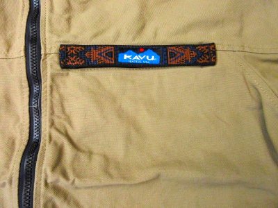 画像1: KAVU   L/S FZ  Throwshirt            Heritage Khaki