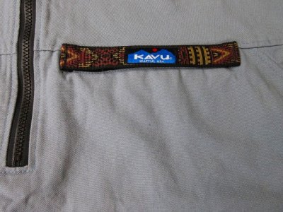 画像1: KAVU   L/S FZ  Throwshirt            Chambray