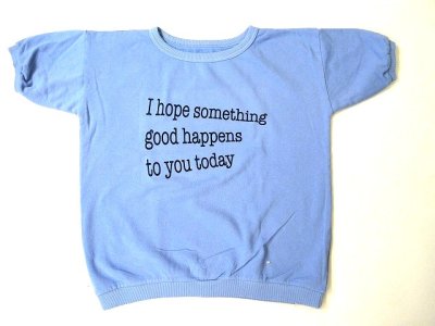 画像1: MIXTA    　S/S プリント スウェット　   　I HOPE(Earth Blue)
