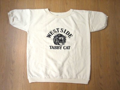 画像1: MIXTA    　S/S プリント スウェット　　　　TABBY CAT(Natural)