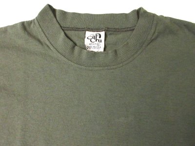 画像2: CAL CRU    MICRO-STRIPE   S/STEE     Garment Dyed       Olive