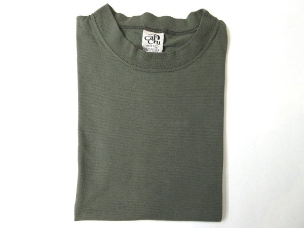 画像1: CAL CRU    MICRO-STRIPE   S/STEE     Garment Dyed       Olive (1)