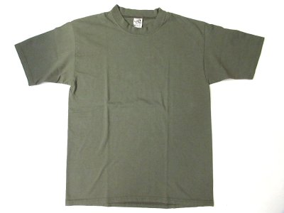 画像1: CAL CRU    MICRO-STRIPE   S/STEE     Garment Dyed       Olive