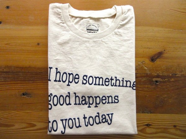 画像1: MIXTA 2025 SSプリントTシャツ　  　I HOPE        Natural (1)