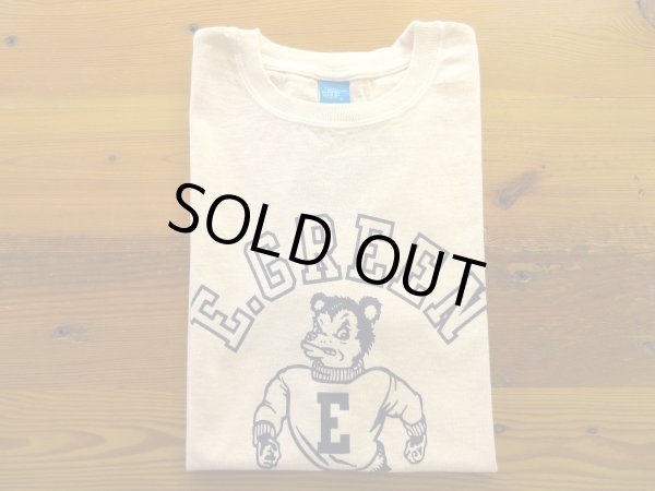 画像1: Good On×EVERGREEN 　 S/SプリントTシャツ　　　 P-ナチュラル (1)
