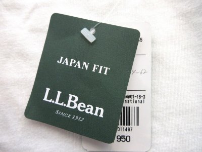 画像3: L.L.Bean   　Men's Japan Fit 　半袖ポケットTシャツ  カタディン・ロゴ付き         White