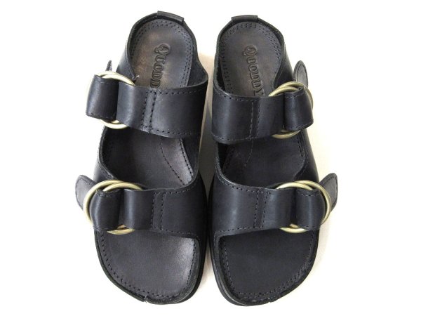 画像1: QUODDY TRAIL MOCCASIN　　LEWISTON　　BLACKLEATHER (1)