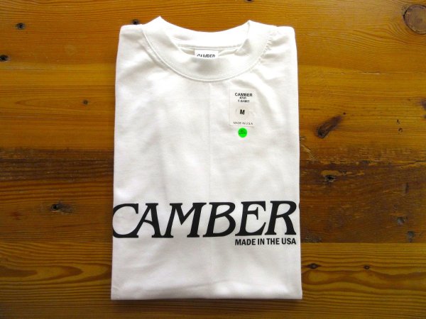 画像1: CAMBER   LOGO PRINT S/S  TEE           White (1)