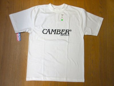 画像1: CAMBER LOGO PRINT S/S TEE White