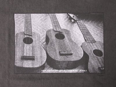 画像2: Good On　3UKULELES   PHOTO プリントSS Tシャツ　　　P-BLACK