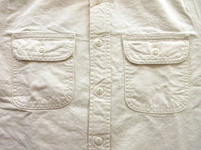 画像2: FOB FACTORY  F3513　 WORK SHIRT　　  ECRU