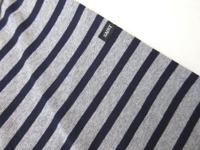 画像2: セントジェームス ウエッソン ボーダー　GRIS/NAVY