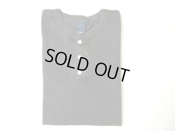 画像1: GOOD ON　L/S     HENLEY TEE           　　P-BLACK (1)