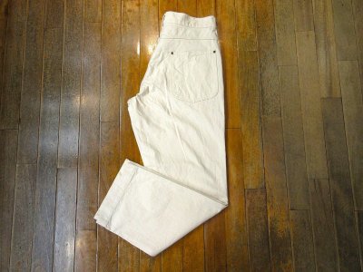 画像1: FOB FACTORY    F0530 COTTON DUCK WORK PANTS         ECRU