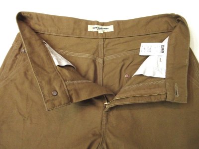 画像2: FOB FACTORY    F0530 COTTON DUCK WORK PANTS         KHAKI