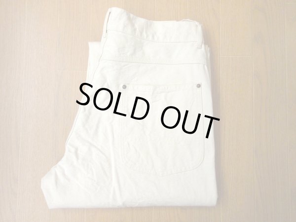 画像1: FOB FACTORY    F0530 COTTON DUCK WORK PANTS     　　  ECRU (1)