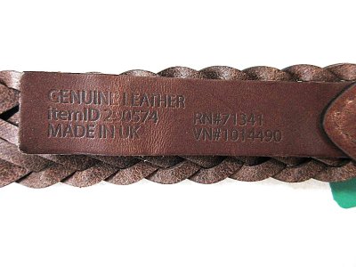 画像3: L.L.Bean Men's Essential Braided Leather Belt Dk.BROWN