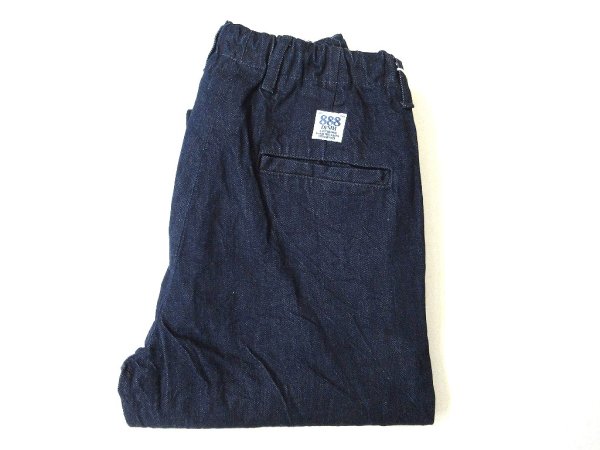 画像1: FOB FACTORY    F0508 DENIM TRACK PANTS    　　  WA(ワンウオッシュ) (1)