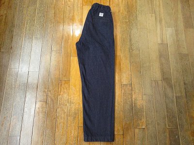 画像1: FOB FACTORY F0508 DENIM TRACK PANTS WA(ワンウオッシュ)