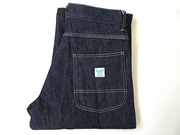 画像1: FOB FACTORY    F0544 DENIM WORK PANTS 　　  WA(ワンウオッシュ) (1)
