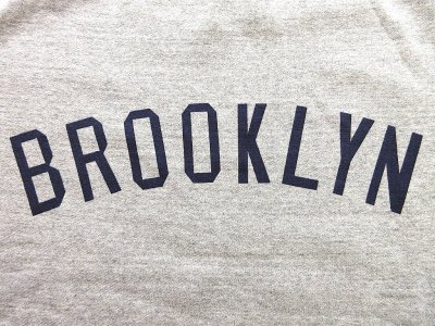 画像2: FELCO CLSSIC FIT10oz TERRY CREW SWEAT BROOKLYN ROYAL GIANTS TWISTED GREY