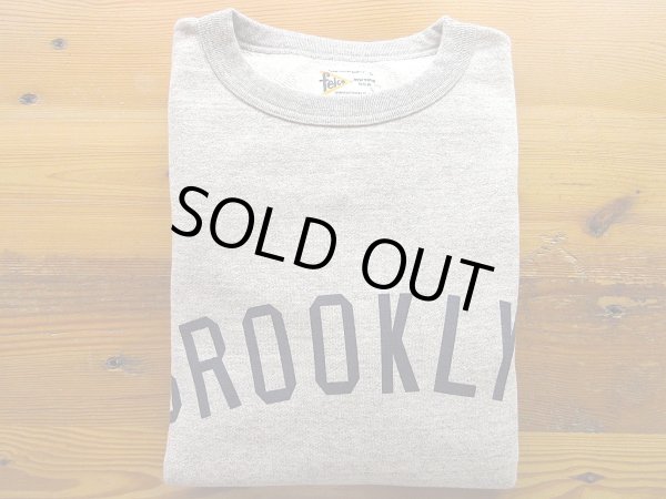 画像1: FELCO   CLSSIC FIT10oz  TERRY  CREW SWEAT        BROOKLYN ROYAL GIANTS     TWISTED GREY (1)