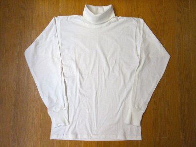画像1: LIFEWEAR    Turtle Neck  Long Sleeve       White