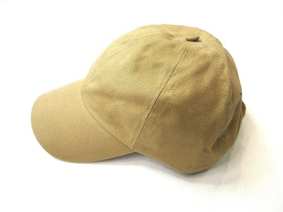画像1: Au Vrai Chic Britain Fold Brim Baseball Cap Brisbane moss Eliot twill Camel