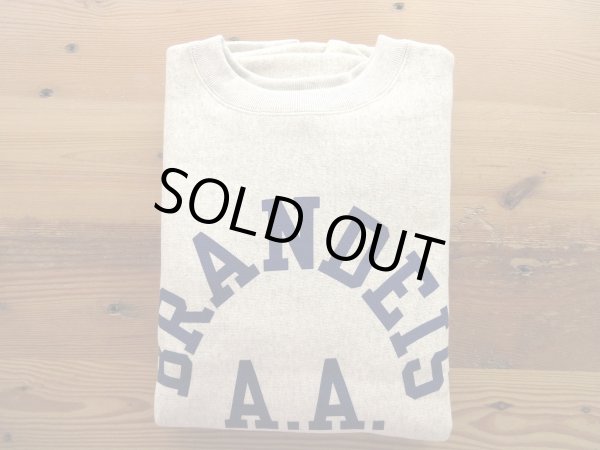 画像1: CHAMPION   REVERSE WEAVE　2ndパテントモデル クルーネックスウェット   シルバーグレー×ネイビー (1)