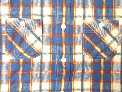 画像3: GOOD ON  フランネルチェックスウェット シャツジャケット     CREM