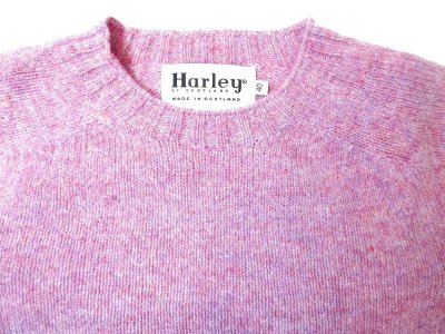 画像2: HARLEY OF SCOTLAND   PURE NEW WOOL クルーネックセーター     SWEETPEA