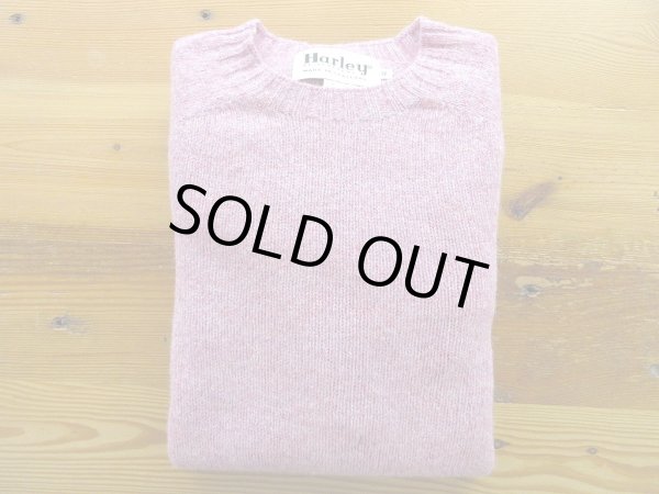 画像1: HARLEY OF SCOTLAND　　　PURE NEW WOOL クルーネックセーター 　サイズ42以上   SWEETPEA (1)