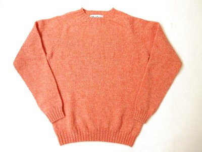 画像1: HARLEY OF SCOTLAND   PURE NEW WOOL クルーネックセーター  サイズ42以上   PARFAIT