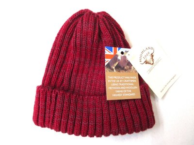 画像1: ハイランド２０００　アルパカ/ブリティッシュウール　ショートレングス　ワッチキャップ    PORT