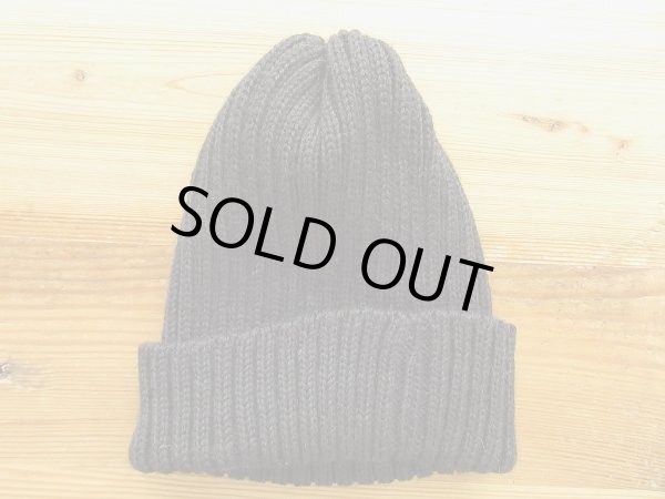 画像1: ハイランド２０００　ブリティッシュウール　ショートレングス　ワッチキャップ    BLACK (1)