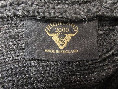 画像2: ハイランド2000 ブリティッシュウール ショートレングス ワッチキャップ CHARCOAL