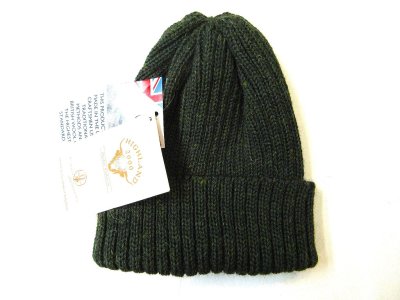 画像1: ハイランド２０００　ブリティッシュウール　ショートレングス　ワッチキャップ    LODEN