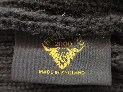 画像2: ハイランド２０００　ブリティッシュウール　ショートレングス　ワッチキャップ    BLACK
