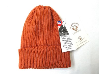 画像1: ハイランド２０００　ブリティッシュウール　ショートレングス　ワッチキャップ     LIPSTICK