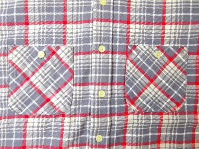 画像3: CAMCO L/S ダブルフェイス フランネルシャツ 　　　グレー