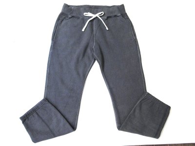 画像2: FELCO GYM PANTS16oz HEAVY WEIGHT TERRY VINTAGE WASH BLACK